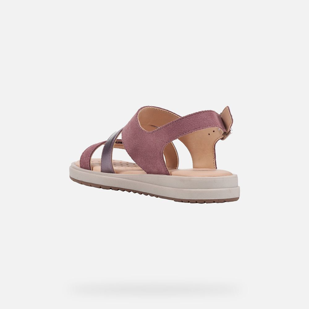 Sandalias Geox Menina Rosa - Rebecca - CWBEM5921